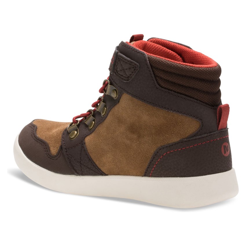 Bottes Merrell Freewheel Mid Marron Enfant | J.S.CZZV